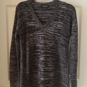 Soft long black sweater